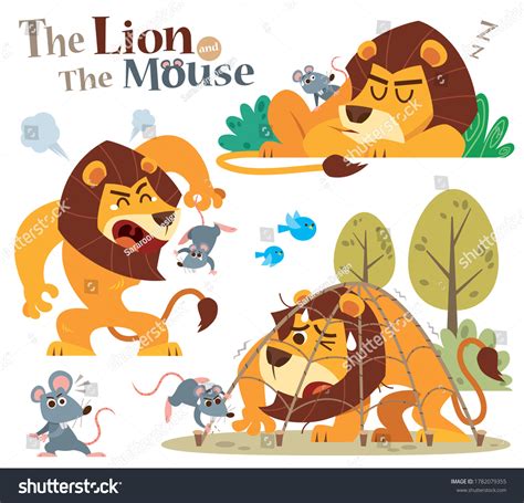 Ilustración vectorial del león y el: vector de stock (libre de regalías) 1782079355 | Shutterstock