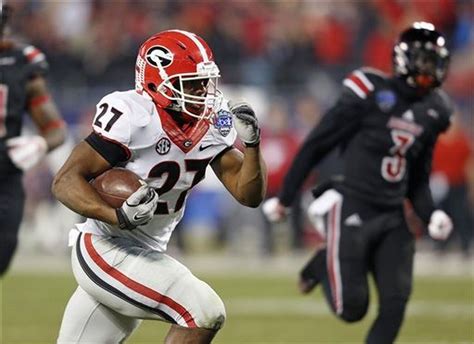 Nick Chubb, Georgia run all over Louisville in 37-14 Belk Bowl win - al.com