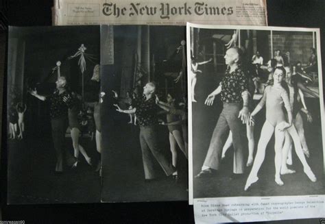 George Balanchine 3 Orig Photos Ted Leyson Saratoga Springs NYC Ballet ...