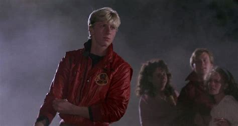 William Zabka as Johnny Lawrence in The Karate Kid (1984) - Beach Fight ...