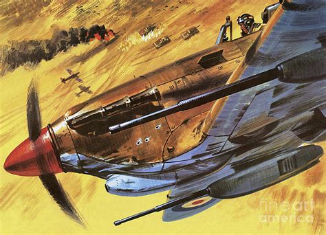 Hawker Hurricane Painting by Wilf Hardy - Fine Art America