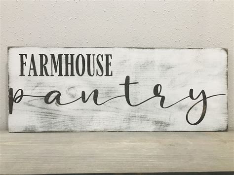 Farmhouse Pantry Sign - Etsy