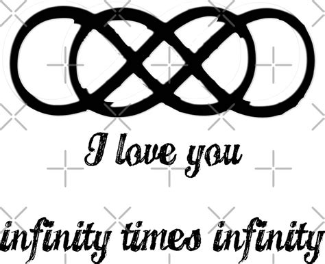 "Revenge-infinity times infinity" Stickers by KikkaT | Redbubble