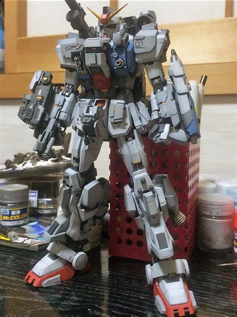 GUNDAM GUY: MG 1/100 Gundam Ground Type - Custom Build