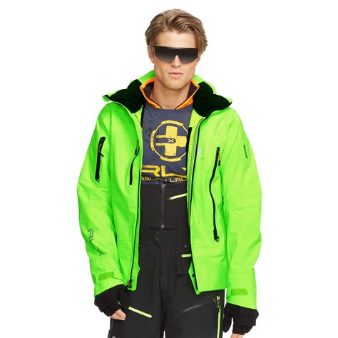 Ralph lauren Hooded Ski Jacket in Green for Men | Lyst