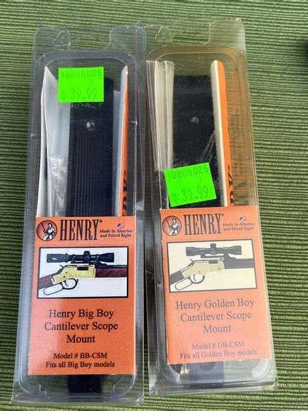 Henry Rifle Scope Mounts - Gregg Auctions