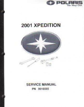 2001 Polaris Xpedition 325 425 Service Manual