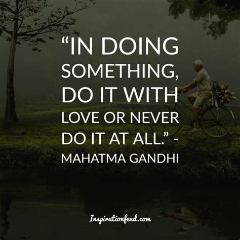 30 Mahatma Gandhi Quotes on Peace and Love | Inspirationfeed