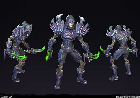 Deathmantle Undead Rogue - Stylized PBR Character — polycount