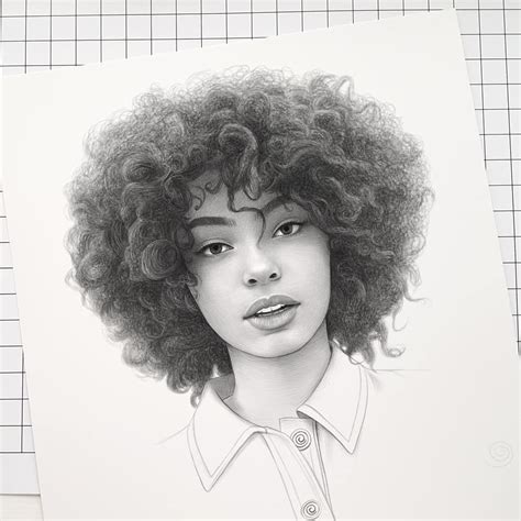 How To Draw Curly Hair With Pencil