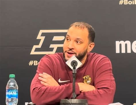 WATCH: Ben Johnson discusses Minnesota's loss to No. 2 Purdue - Gophers ...