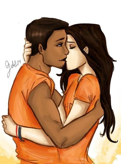 Charlie Beckendorf and Silena Beauregard | Percy jackson fandom, Percy ...