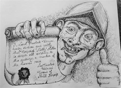 Nobby Nobbs Discworld Terry Pratchett Fan Art | Terry pratchett books ...