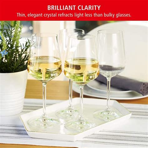 Spiegelau Style White Wine Glasses Set of 4 - European-Made Crystal ...