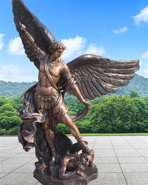 Archangel Michael Statue bronze Of Religious Art - Aongking Sculpture