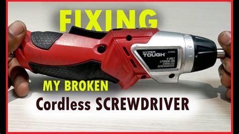 HOW TO FIX CORDLESS SCREWDRIVER | Motor Not working | DIY | Disassemble ...