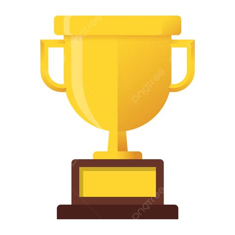 Gold Trophy Vector Illustration, Trophy, Champion, Winner PNG and Vector with Transparent ...