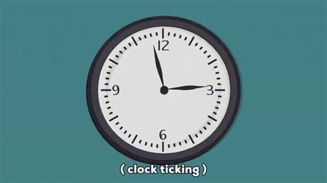 Ticking cartoon clock GIF - Find on GIFER