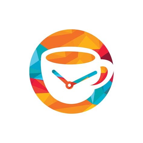 Premium Vector | Coffee time vector logo design