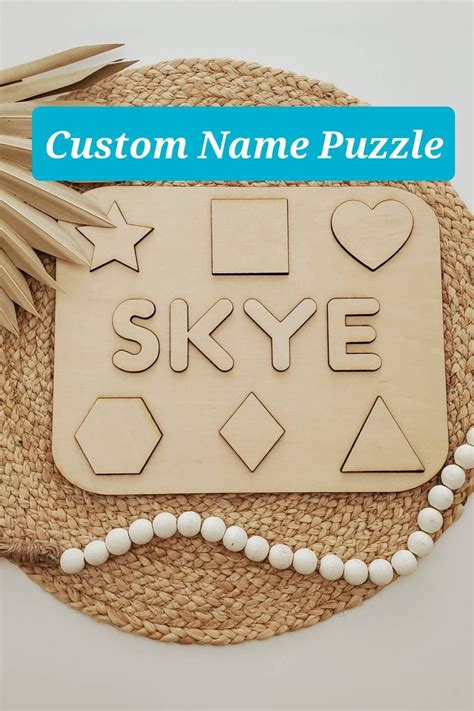 Custom Wood Puzzle Custom Name Puzzle Custom Kids Puzzle Shapes Learning Teokaikoa Texas - Etsy