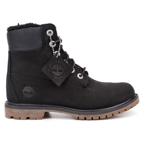 Timberland 6 Inch Premium Black Black Womens Boots | eBay