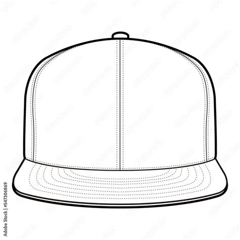 Hat Cap Snapback Baseball cap Bamp cap Bucket hat Beanie Stock 벡터 | Adobe Stock Flat Sketches ...