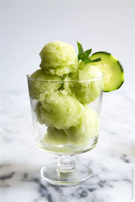 Cucumber Sorbet | Recipe | Sorbet recipes, Food, Dessert recipes easy