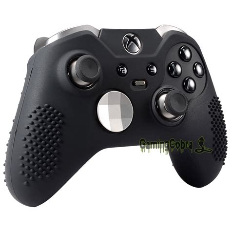 Black Game Rubber Gel Cover Sleeve Skin Thumb Grip for Xbox One Elite Controller | eBay