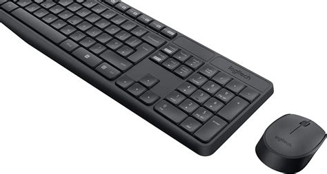 Logitech MK235 Wireless Keyboard and Mouse Combo for Windows, 2.4 GHz ...