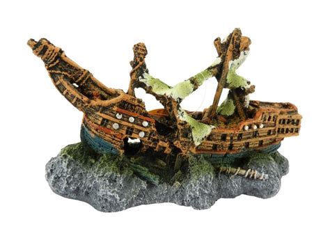 GALLEON SHIPWRECK 2 MASTS 22CM » MIDLAND AQUATIC SOLUTIONS IRELAND