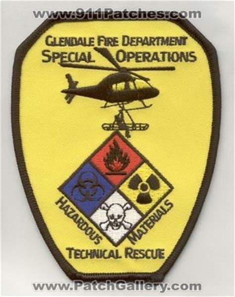 Arizona - Glendale Fire Department Special Operations Technical Rescue (Arizona) - PatchGallery ...