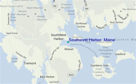 Southwest Harbor, Maine Tide Station Location Guide