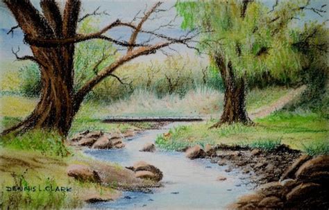 How to Draw a Small Stream in Pastel — Online Art Lessons