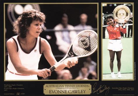 Australian Tennis Legends Display - Sporting - Tennis - Memorabilia