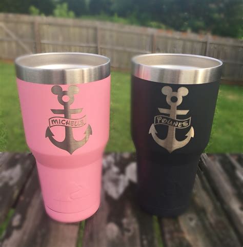 Really Cute 30 oz Disney Stainless Steel Engraved Tumblers. Choose your design!! Engraved ...