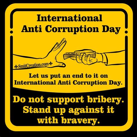 International Anti Corruption Day Quotes - SmitCreation.com