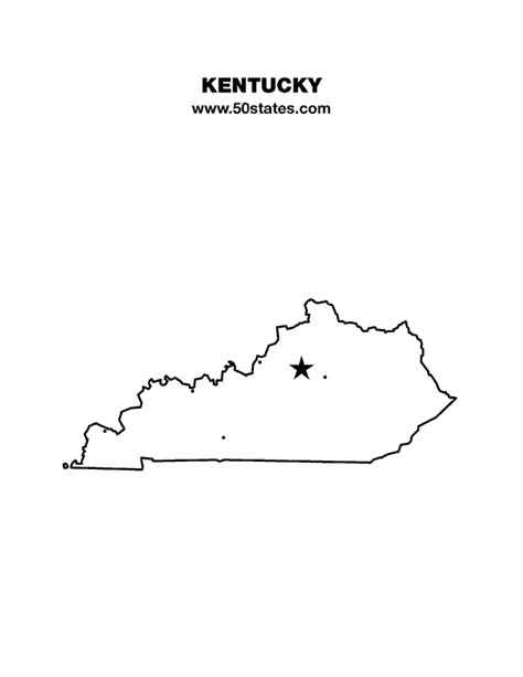 Kentucky Map Outline