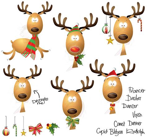 Christmas santa and reindeer clipart - WikiClipArt