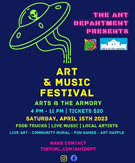 The Aht Depahtment Presents: Art & Music Festival - The Center for the ...