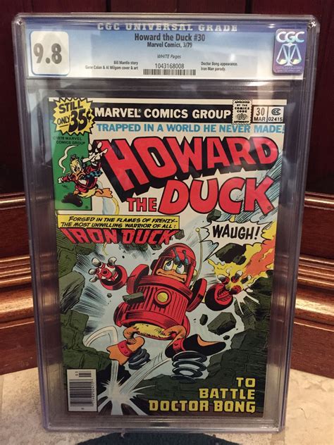 HOWARD THE DUCK #30 CGC 9.8 NM/MT IRON MAN PARODY DR. BONG APP (ID 3004)