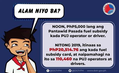 LTFRB Fuel Subsidy Program (Pantawid Pasada Program) - LTMS PORTAL PH