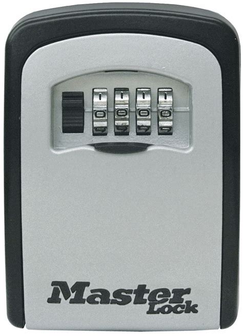 MASTER LOCK Lock Box, Combination, 5 Key Capacity, Mounting Type ...