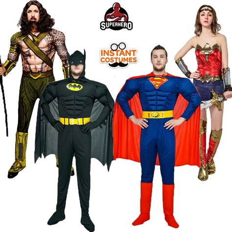 New Arrival Superhero Male Costumes Masquerade Super man/Batman ...