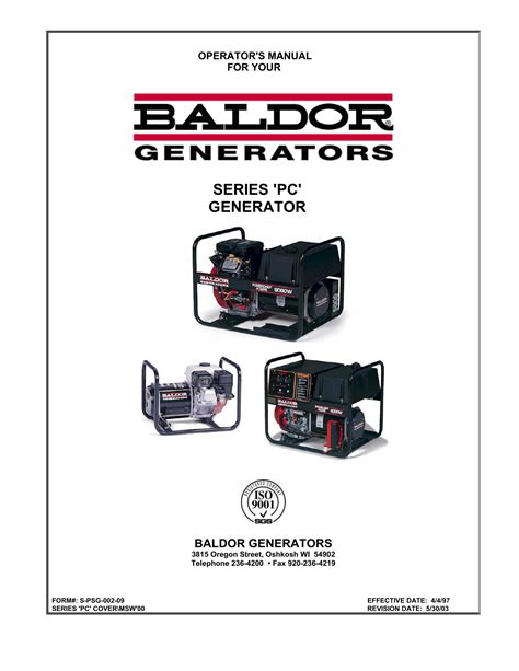 Baldor PC SEries Operator`s manual | Manualzz