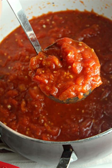 Homemade Italian Tomato Sauce! Pasta Sauce Homemade, Homemade Spaghetti ...