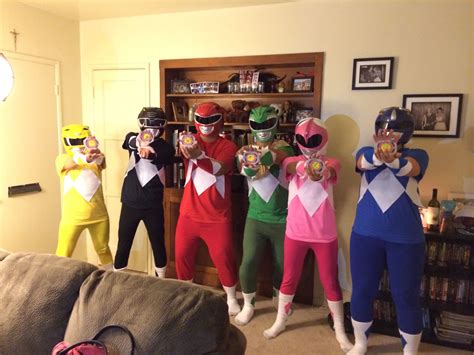 Power Rangers DIY costumes - Superhero themed party | Power rangers ...