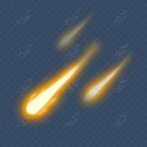 Meteor Flame Effect, Comet, Flame Effect, Light Effect PNG Transparent ...