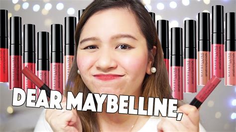 MAYBELLINE SENSATIONAL LIQUID MATTE LIP TINT First Impression & Honest Review - YouTube