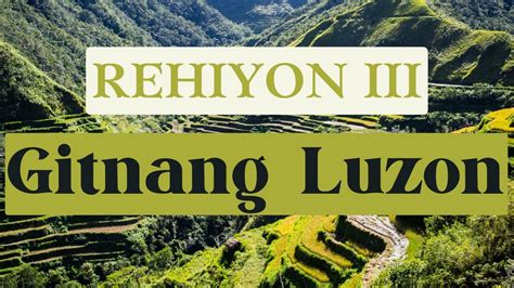 REHIYON III - Gitnang Luzon | Araling Panlipunan - YouTube