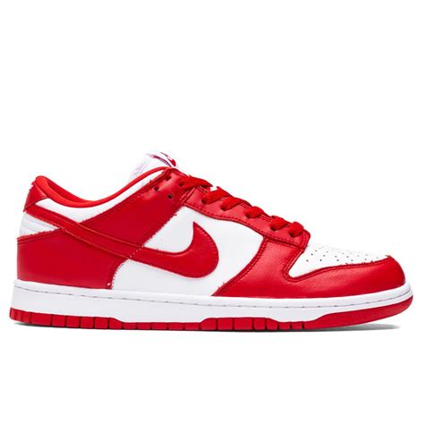 Dunk Low SP "University Red" - White/University Red – Feature